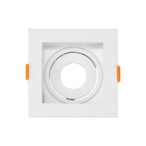 Mini Spot dicroica de embutir recuado Quadrado LED 3,5w - Branco - 4000K
