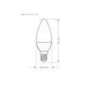 Ver imagem 3 de Lâmpada Led Vela Leitosa 3w 6500k E-14/e-27 Taschibra