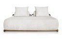 Ver imagem 1 de Sofá Dubai 2 Lugares 1.80m Tecido Bouclê Branco para Sala Bz Home Decor