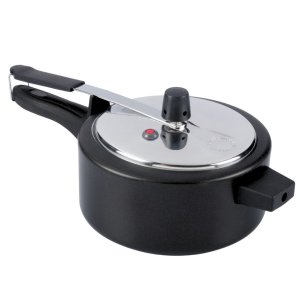 Panela de Pressão Antiaderente 3l Preto Nacional