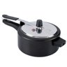 Panela de Pressão Antiaderente 3l Preto Nacional - 1