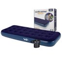 Ver imagem 1 de Colchão Solteiro Infável + Bomba de Ar Elétrica 110v Vg Plus