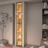 Módulo Guarda-Roupa Innova Reflecta 1 Porta com LED 100% MDF - 8