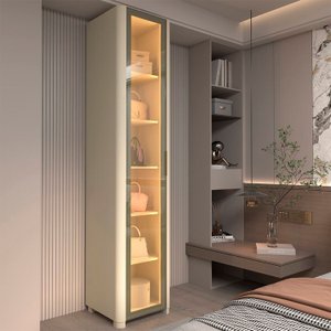 Módulo Guarda-Roupa Innova Reflecta 1 Porta com LED 100% MDF