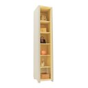 Ver imagem 5 de Módulo Guarda-Roupa Innova Reflecta 1 Porta com LED 100% MDF Bege/Off White