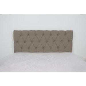 Cabeceira Estofada Solteiro com Botões 90x50cm Camurça