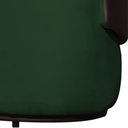 Ver imagem 2 de Namoradeira 2 Lugares Orgânica Decorativa Beatriz Veludo Verde/pu Marrom - Montanaris Decor