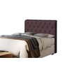 Cabeceira Samara 1.6 Queen Capitonê Vinho – VJ Móveis - 1