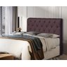 Cabeceira Samara 1.6 Queen Capitonê Vinho – VJ Móveis - 2