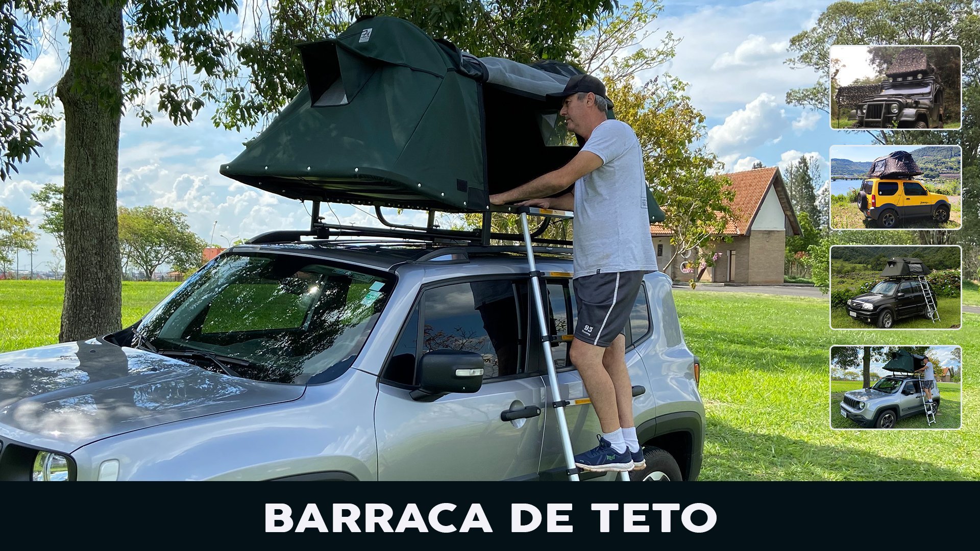 Barraca de Teto Automotiva para Camping e Lazer - 7
