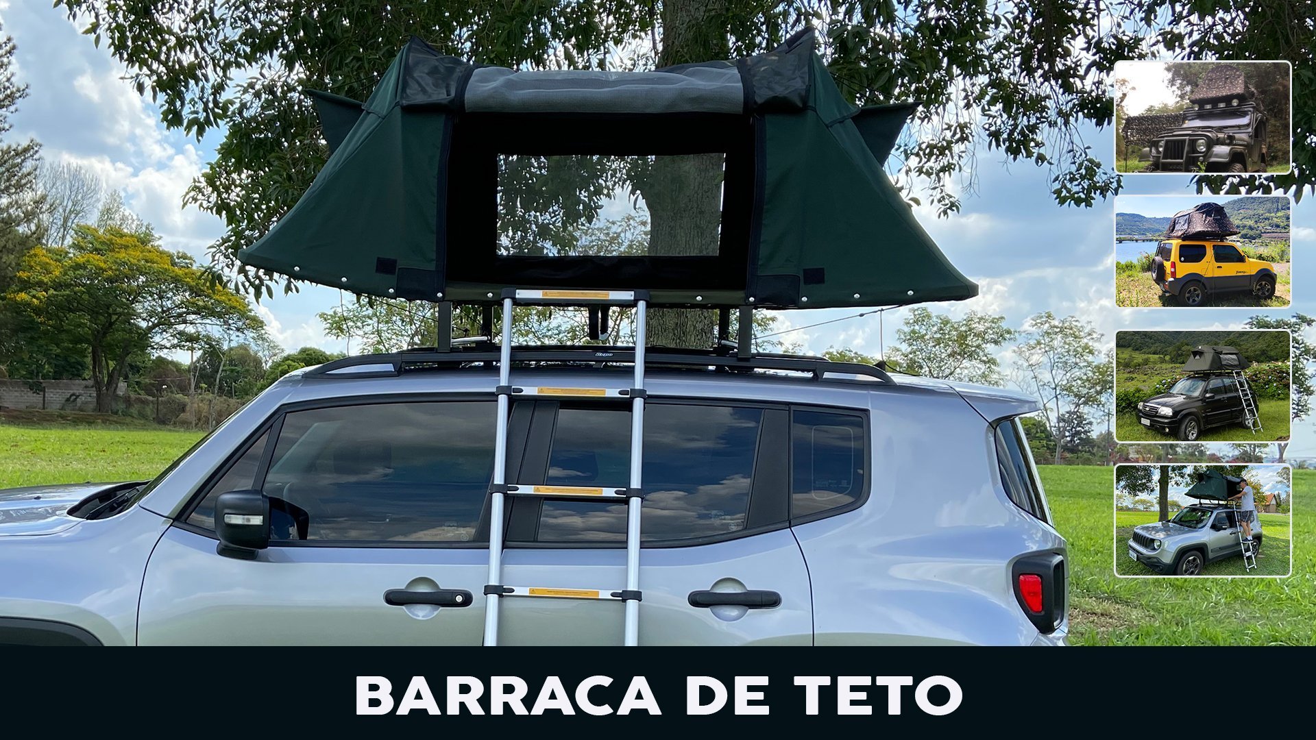 Barraca de Teto Automotiva para Camping e Lazer - 6