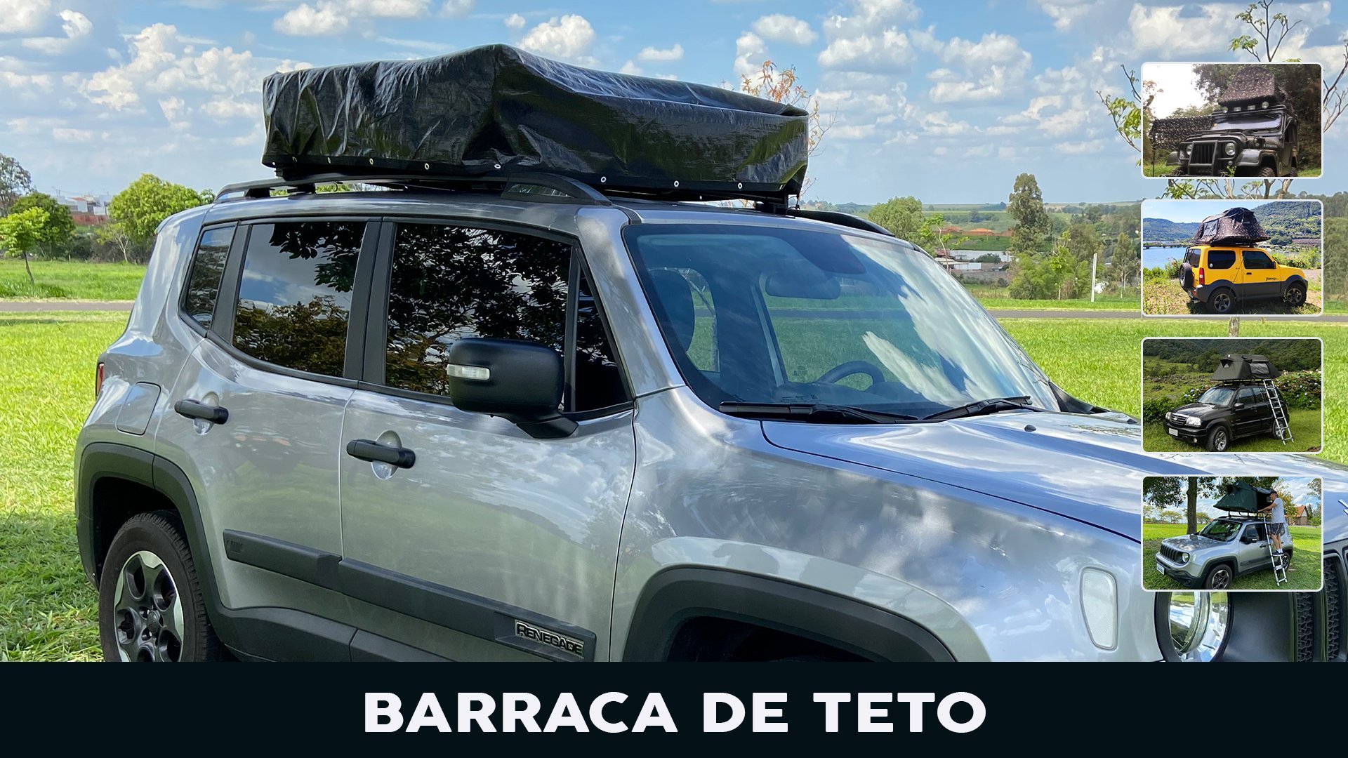 Barraca de Teto Automotiva para Camping e Lazer - 3