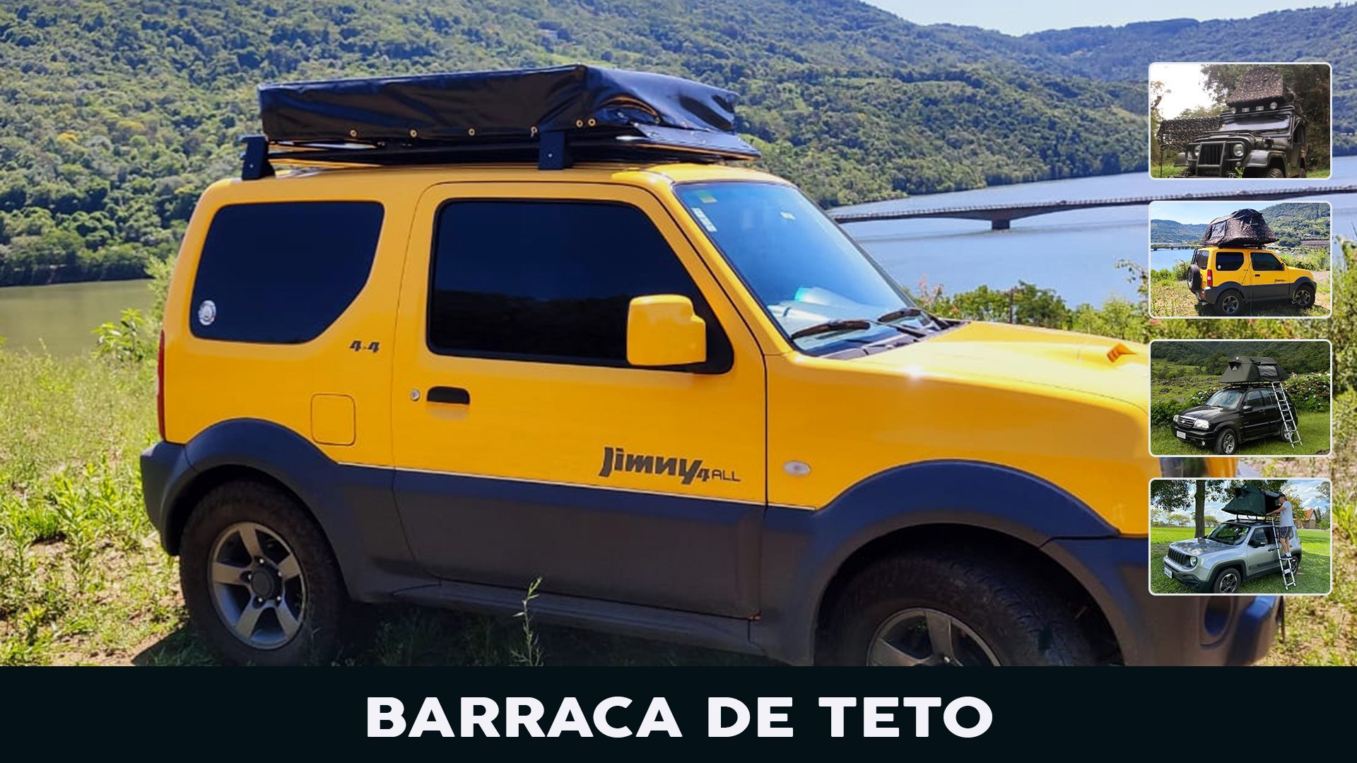 Barraca de Teto Automotiva para Camping e Lazer - 9