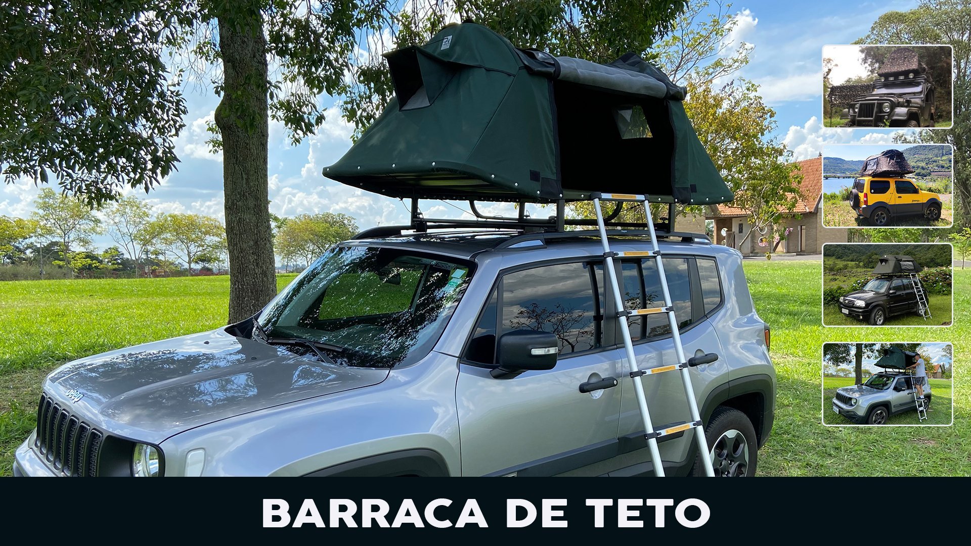 Barraca de Teto Automotiva para Camping e Lazer - 1