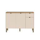 Ver imagem 2 de Balcão de Cozinha 120 Cm Vert Plus 3 Portas 1 Gaveta 100% Mdf Freijó/soft - Kits Paraná