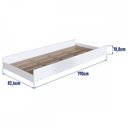 Ver imagem 2 de Cama Auxiliar para Beliche sem Colchão Linha Infanto Branco Bi003 Completa Móveis