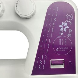 Máquina de Costura Portátil 24 Pontos para Tecidos West-5024 - Westpress Voltagem 220v - 2