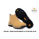Ver imagem 3 de Botina Elástico Couro Nobuck Terra Fortz Castor Cod 800