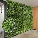 Ver mais imagens de Kit 16 Placas de Folhagem Artificial Modelos Linha Premium para Parede Verde e Jardim Decorativo Lux