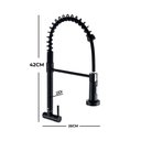 Ver imagem 6 de Torneira para Cozinha Gourmet de Parede Pia Flexível Moderna Aço Inox 304 Preta Brinovar