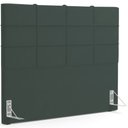 Ver imagem 1 de Cabeceira Cama Box Casal King 195 cm Roma W01 Suede Verde Musgo - Lyam Lyam Decor