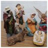 Decoração Enfeite Natal Presépio Natalino Resina 10 Peças - 4