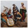 Decoração Enfeite Natal Presépio Natalino Resina 10 Peças - 3