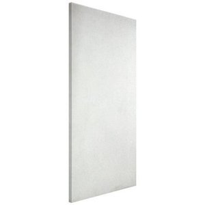 Folha de Porta de Madeira Lisa Sarrafeada C/ Fundo Primer Branco 072x210cm