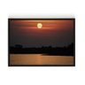 Quadro Decorativo Pôr do Sol II Pantanal | Moldura Flutuante Preta:92,2x62,2 - 1