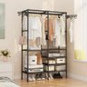 Organizador de Roupas Desmontável Preto Arara Closet Aberto 611 - 4