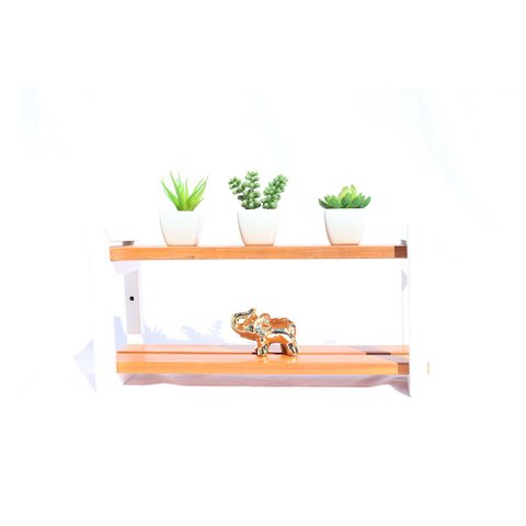 Estante Suspensa Decorativa Chamego 40cm:branco
