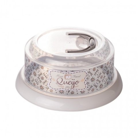 Queijeira Porta Queijo com Tampa de Rosca Plástico Premium - Plasútil