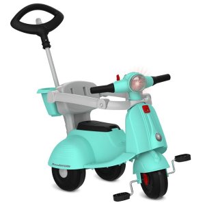 Triciclo Banderetta Passeio &amp; Pedal Turquesa Bandeirante 1247