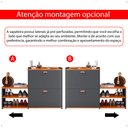 Ver imagem 7 de Sapateira Hall Entrada 2 Gaveta Basculante Puxador Concha Banco Prateleira Sala Quarto Retrô - Rpm