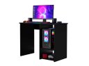 Ver imagem 1 de Mesa Gamer para Pc como Nicho para Cpu Cor Preto Ja