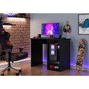 Ver imagem 2 de Mesa Gamer para Pc como Nicho para Cpu Cor Preto Ja