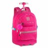 Mochila de Rodinha - 2 em 1 - Rebecca Bonbon - Bon Voyage - Rosa - Clio Style - 1