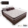 Cama Box Casal + Colchão De Molas - Anjos - Classic Superlastic 138cm Marrom - 2
