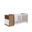 Ver imagem 7 de Conjunto para Quarto de Bebê com Cômoda 2 Gavetas e Berço com Colchão Aconchego - Completa Móveis