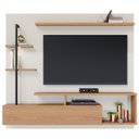 Ver imagem 1 de Painel Home Suspenso Tv 55 Polegadas Maragogi Off White Freijo Clb