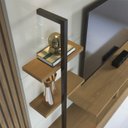 Ver imagem 3 de Painel Home Suspenso Tv 55 Polegadas Maragogi Off White Freijo Clb