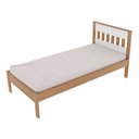 Ver imagem 4 de Cama de Solteiro Madeira CM8006 Amêndoa/Branco - Tecno Mobili