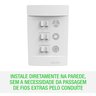 VENTILADOR DE TETO ALISEU WAVE BRANCO PLUS COM CONTROLE REMOTO E PAREDE SUPER SILENCIOSO 220V - 8