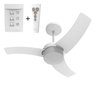 VENTILADOR DE TETO ALISEU WAVE BRANCO PLUS COM CONTROLE REMOTO E PAREDE SUPER SILENCIOSO 220V - 1