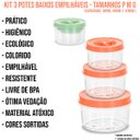 Ver imagem 4 de Kit 6 Potes Pequeno Redondo Tampa Rosca Pmg - Erca Plast