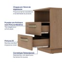 Ver imagem 4 de Mesa Cabeceira 2 Gavetas Araçá CabeCasa MadeiraOriginals