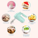 Ver imagem 5 de Elite Gourmet Mixer de Mão 5 Velocidades, 150w, com Beaters Extra Largos, Menta