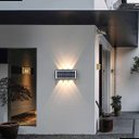 Ver imagem 6 de Arandela Solar 6w 6 Fachos 3000k Ip65 Led Externa Preta
