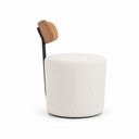 Ver imagem 5 de Poltrona Decorativa 54cm Inter Linho Off White - Sallar Home