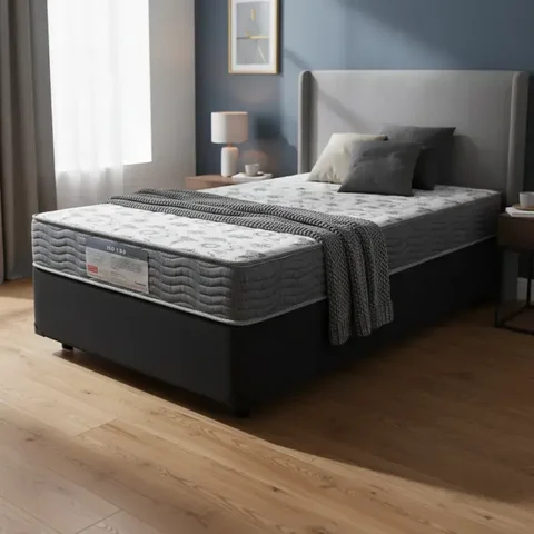 Cama Box com Colchão de Espuma D33 Ortobom ISO 100 Solteiro 88cm